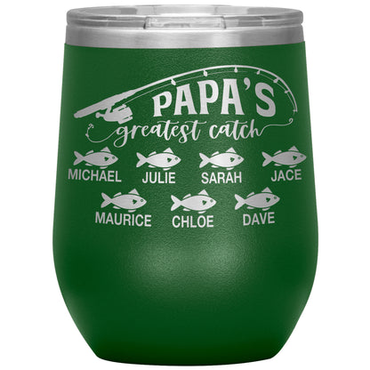 Papa's Greatest Catch Tumbler