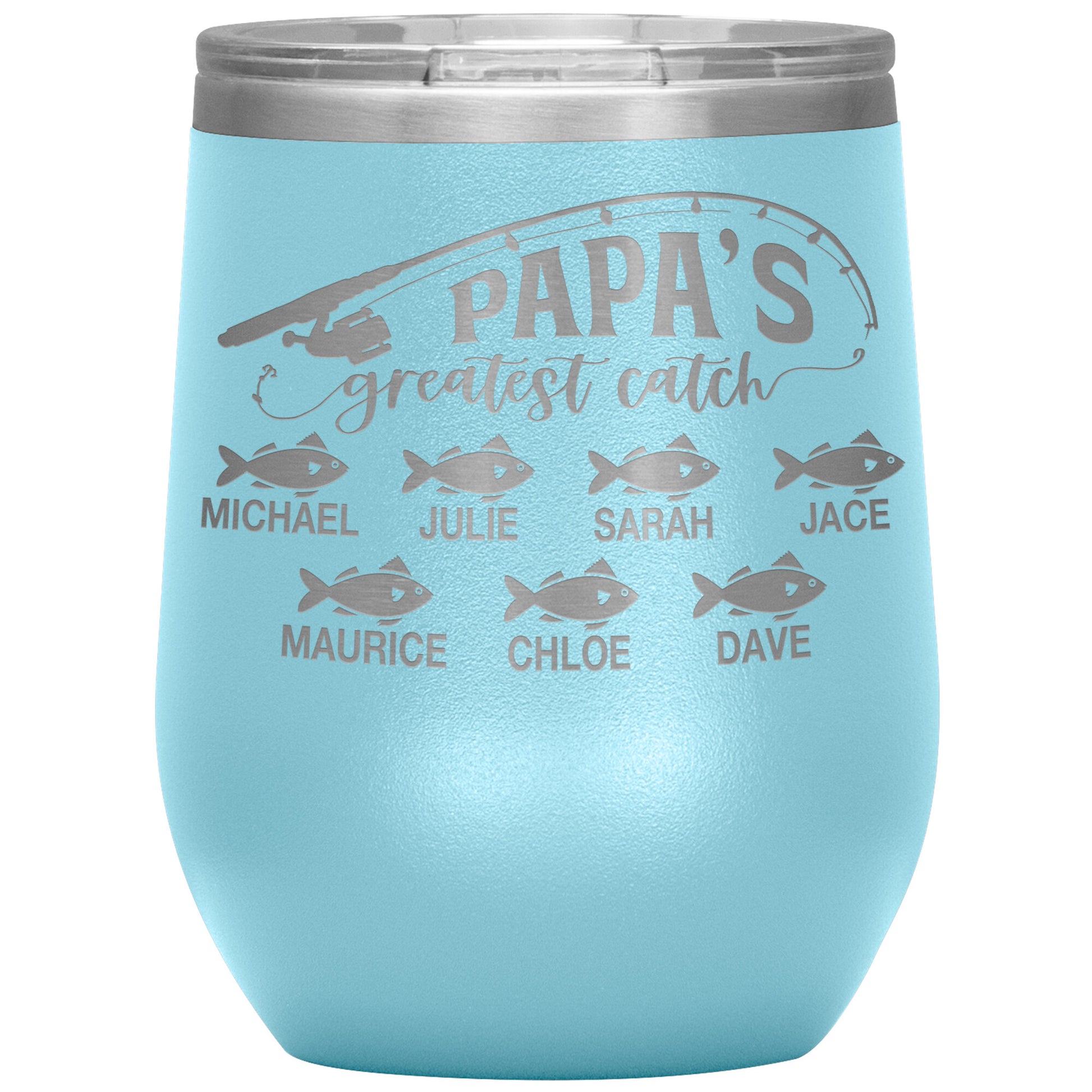 Papa's Greatest Catch Tumbler