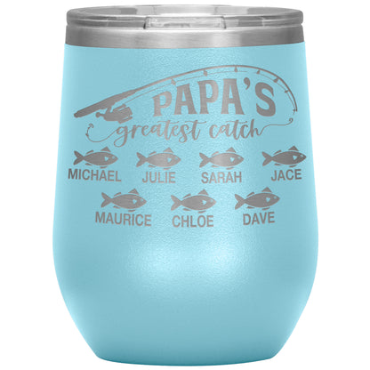 Papa's Greatest Catch Tumbler