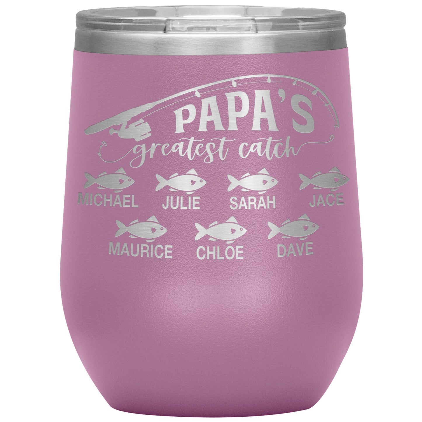 Papa's Greatest Catch Tumbler