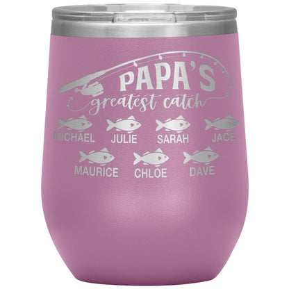 Papa's Greatest Catch Tumbler