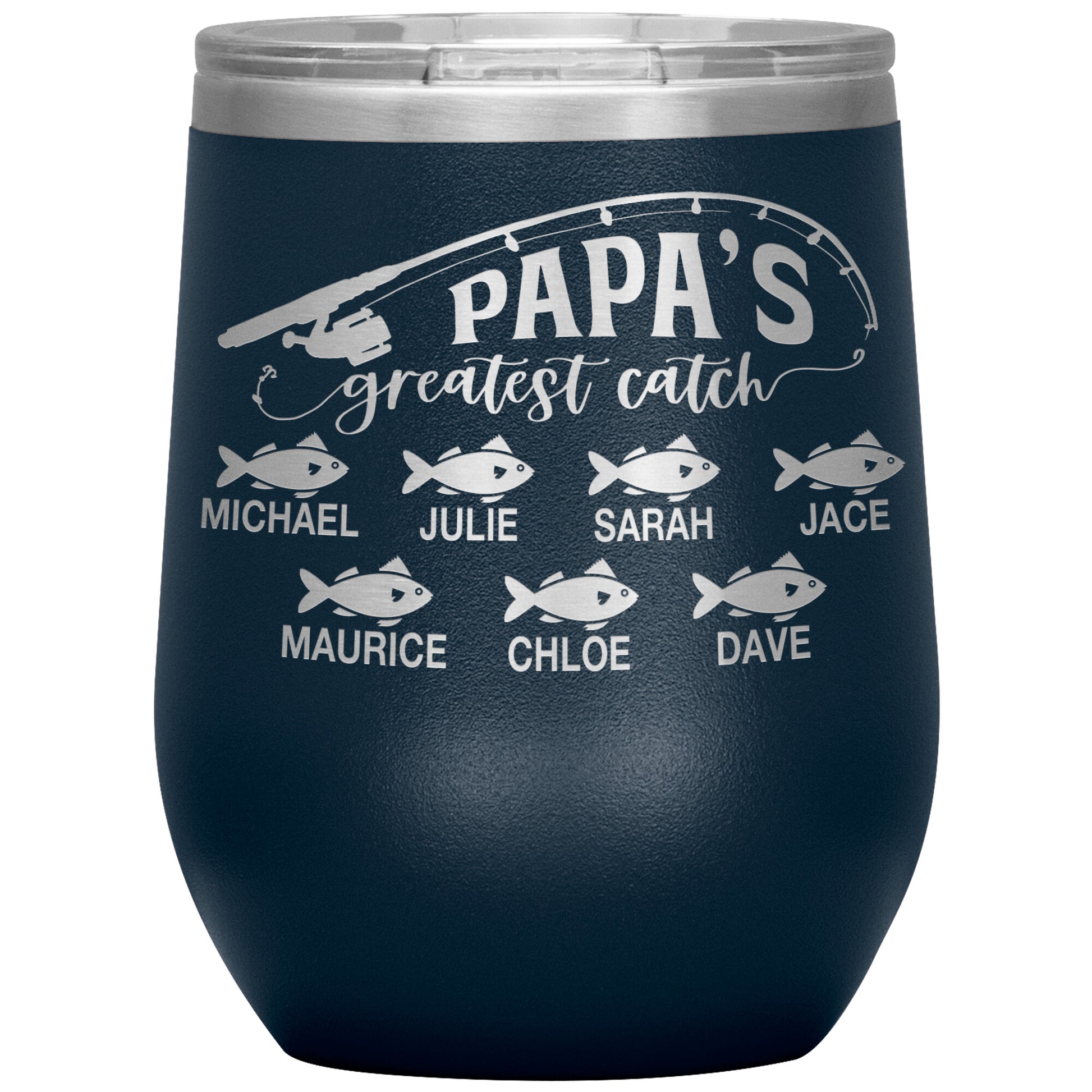 Papa's Greatest Catch Tumbler