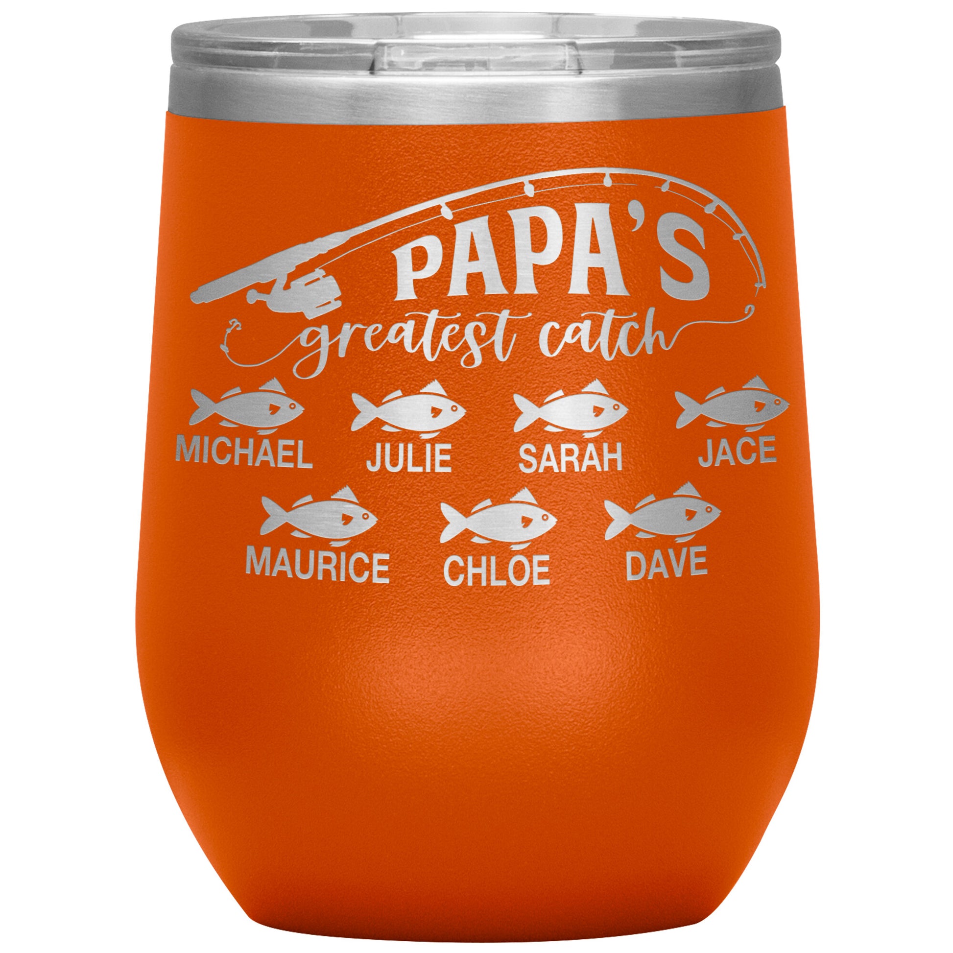Papa's Greatest Catch Tumbler