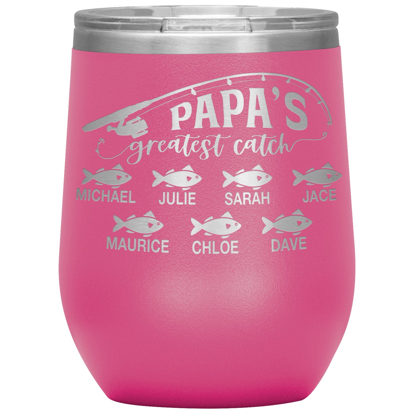 Papa's Greatest Catch Tumbler