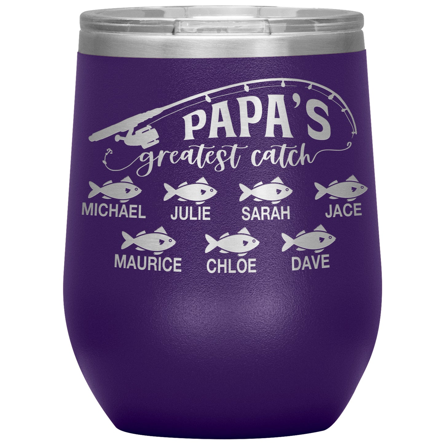 Papa's Greatest Catch Tumbler