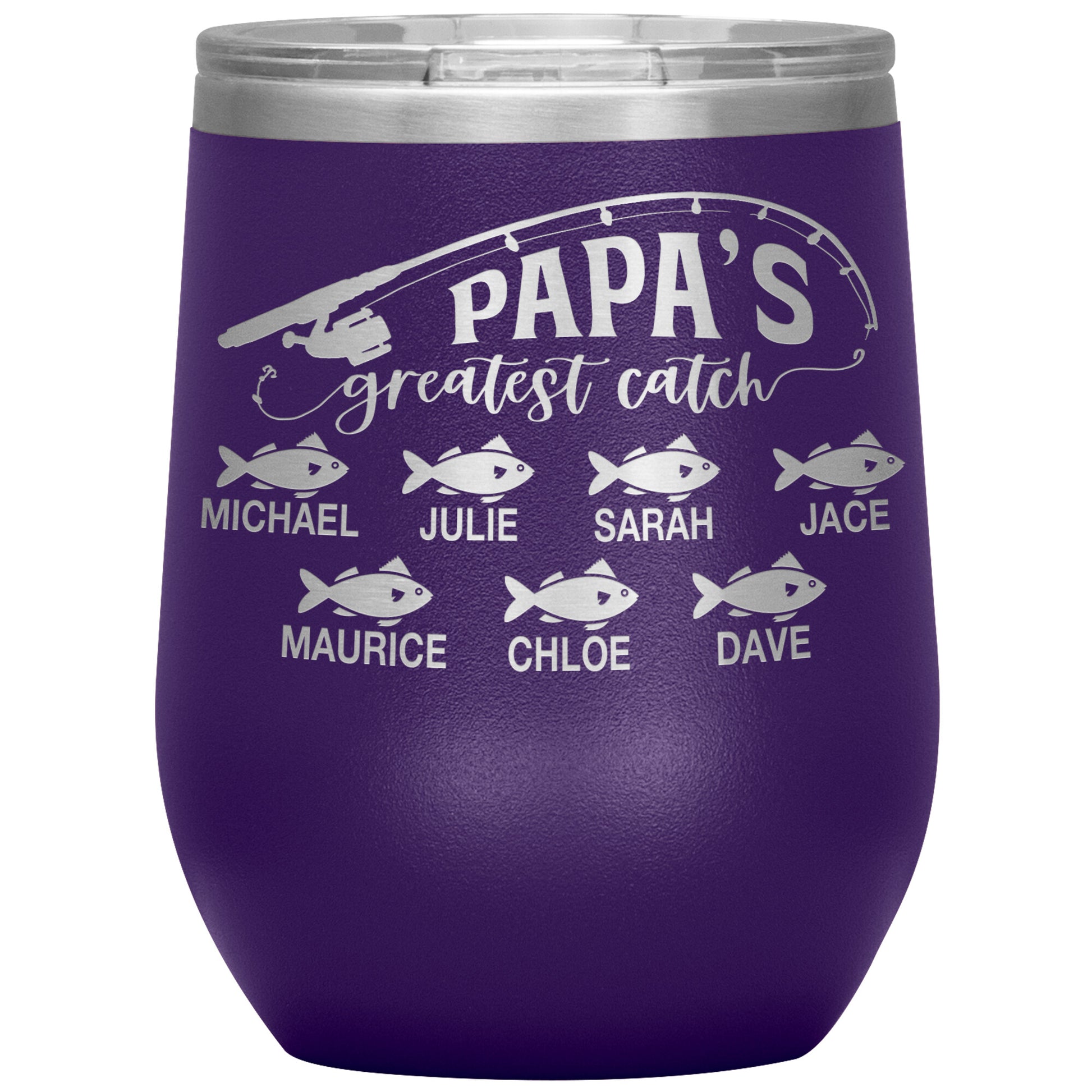 Papa's Greatest Catch Tumbler