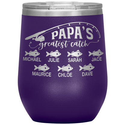 Papa's Greatest Catch Tumbler