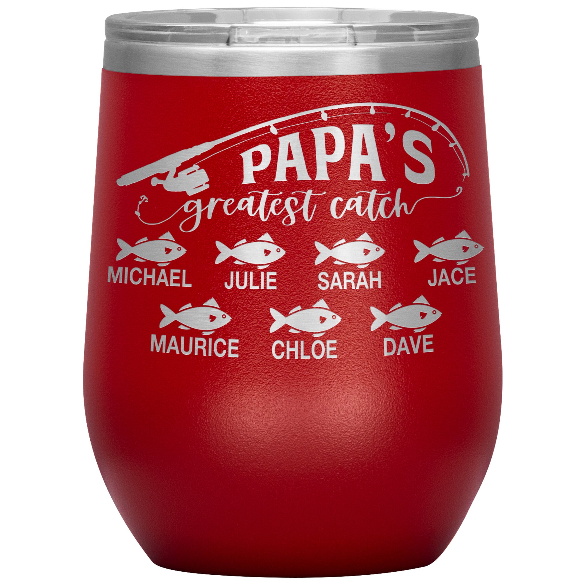 Papa's Greatest Catch Tumbler