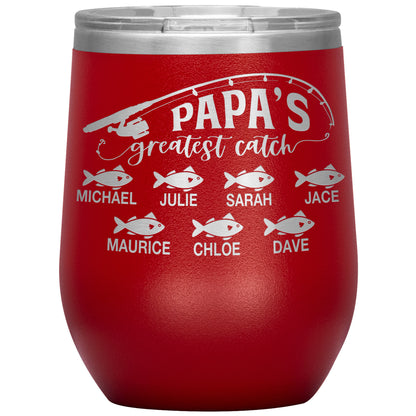 Papa's Greatest Catch Tumbler