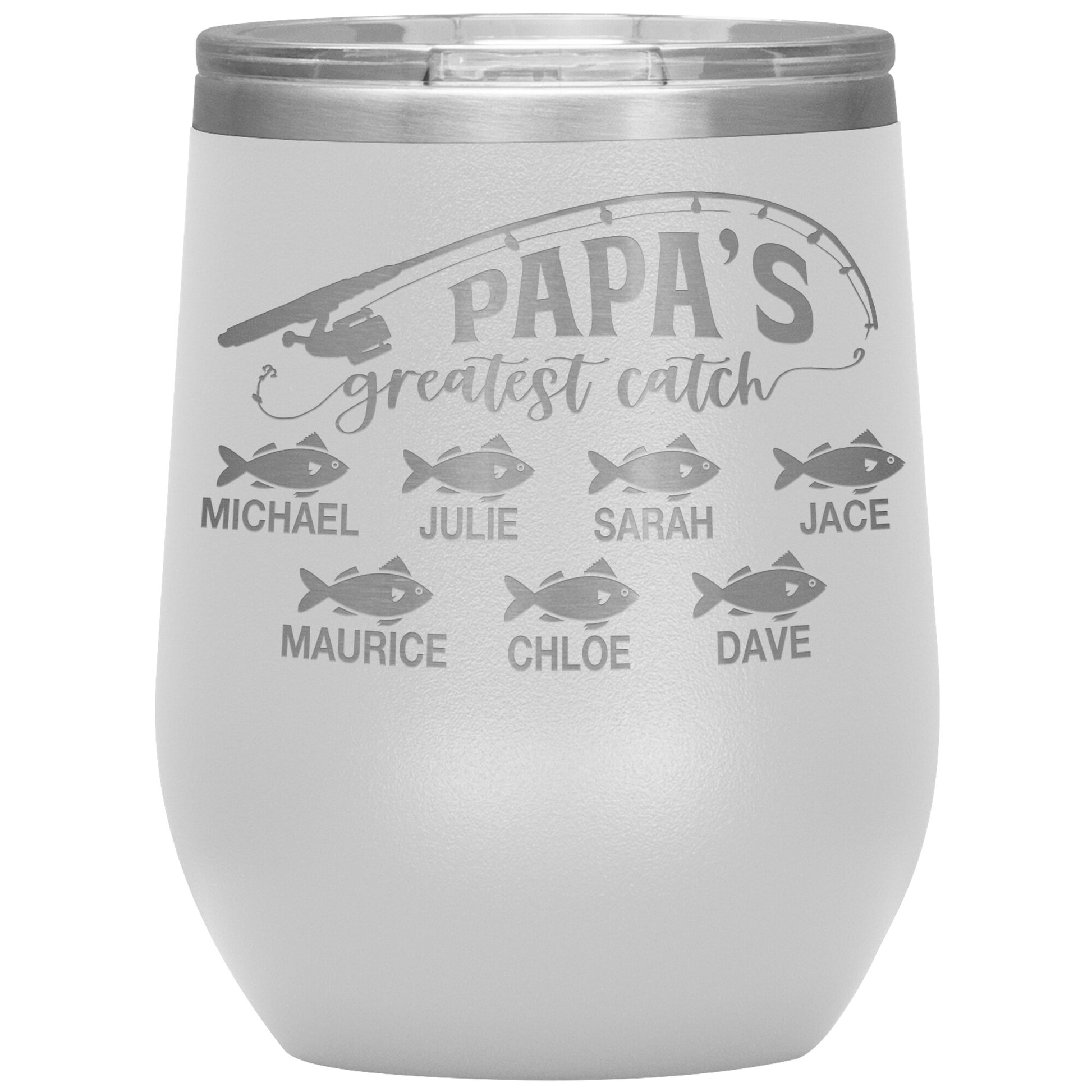 Papa's Greatest Catch Tumbler