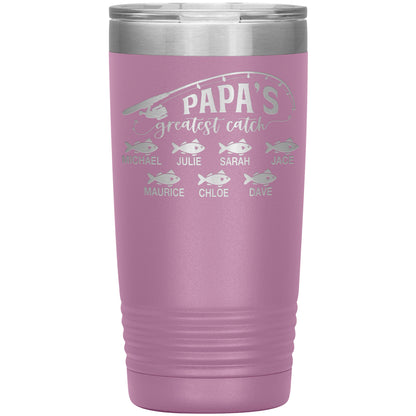 Papa's Greatest Catch Tumbler