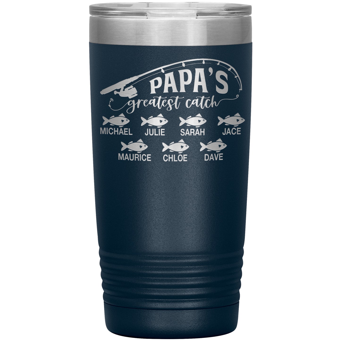 Papa's Greatest Catch Tumbler