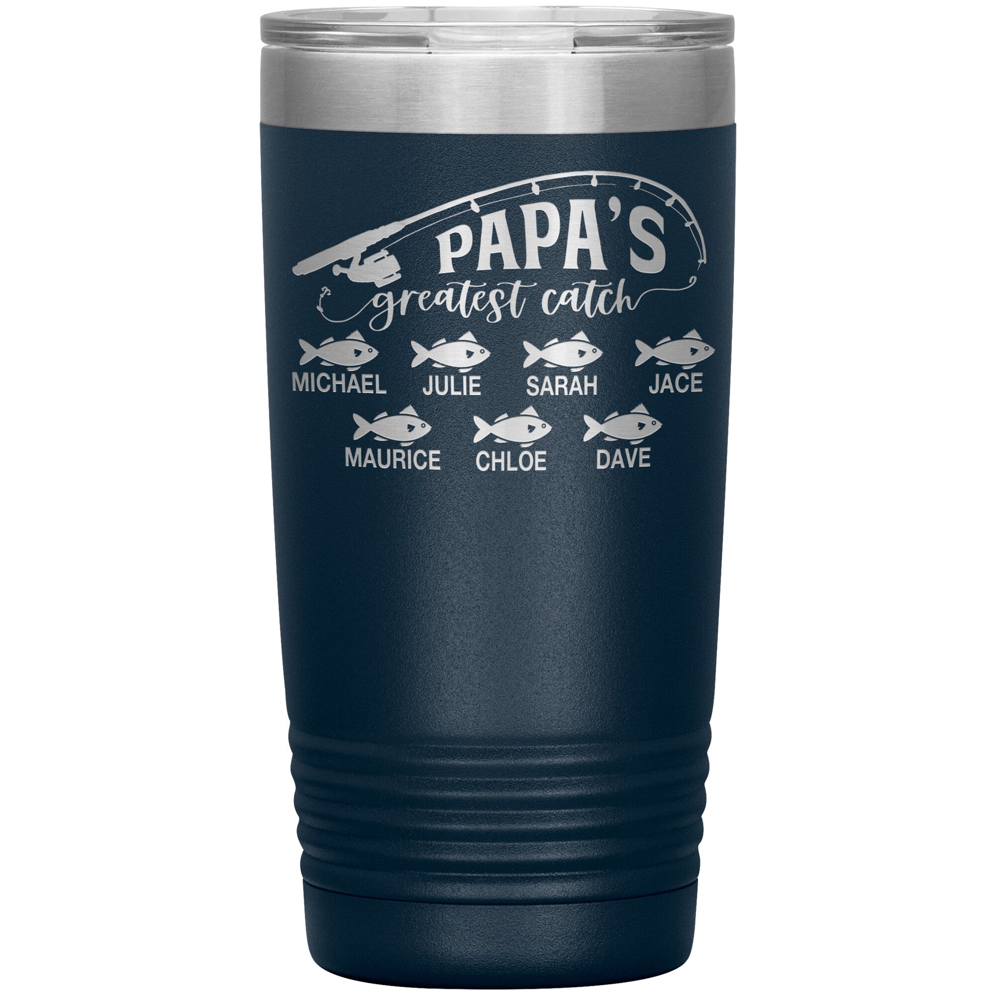 Papa's Greatest Catch Tumbler