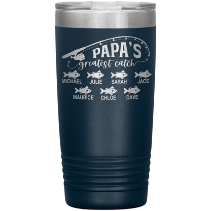 Papa's Greatest Catch Tumbler