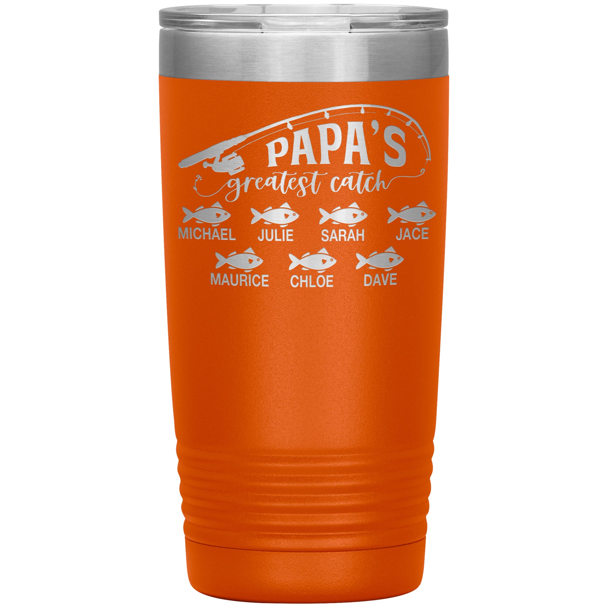 Papa's Greatest Catch Tumbler