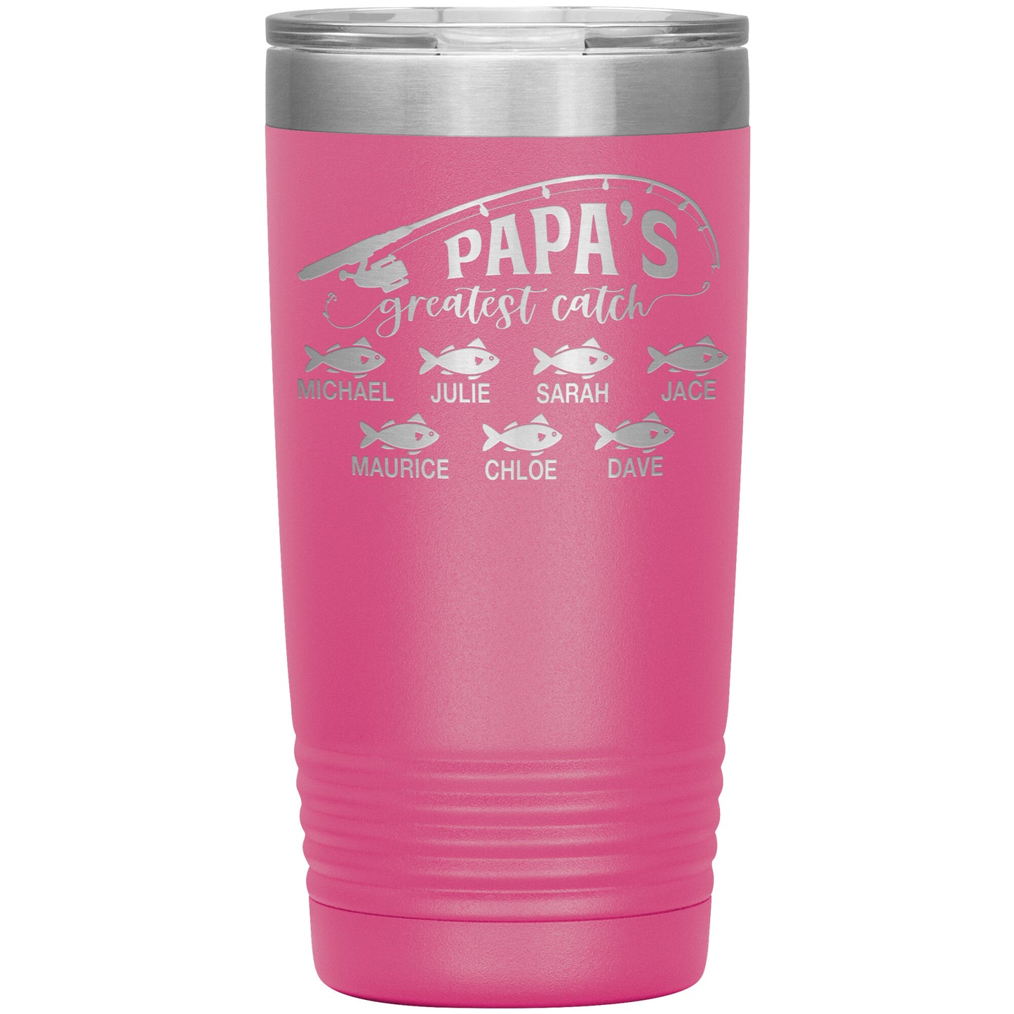 Papa's Greatest Catch Tumbler