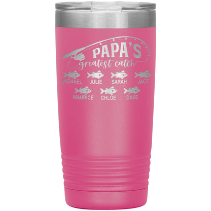 Papa's Greatest Catch Tumbler