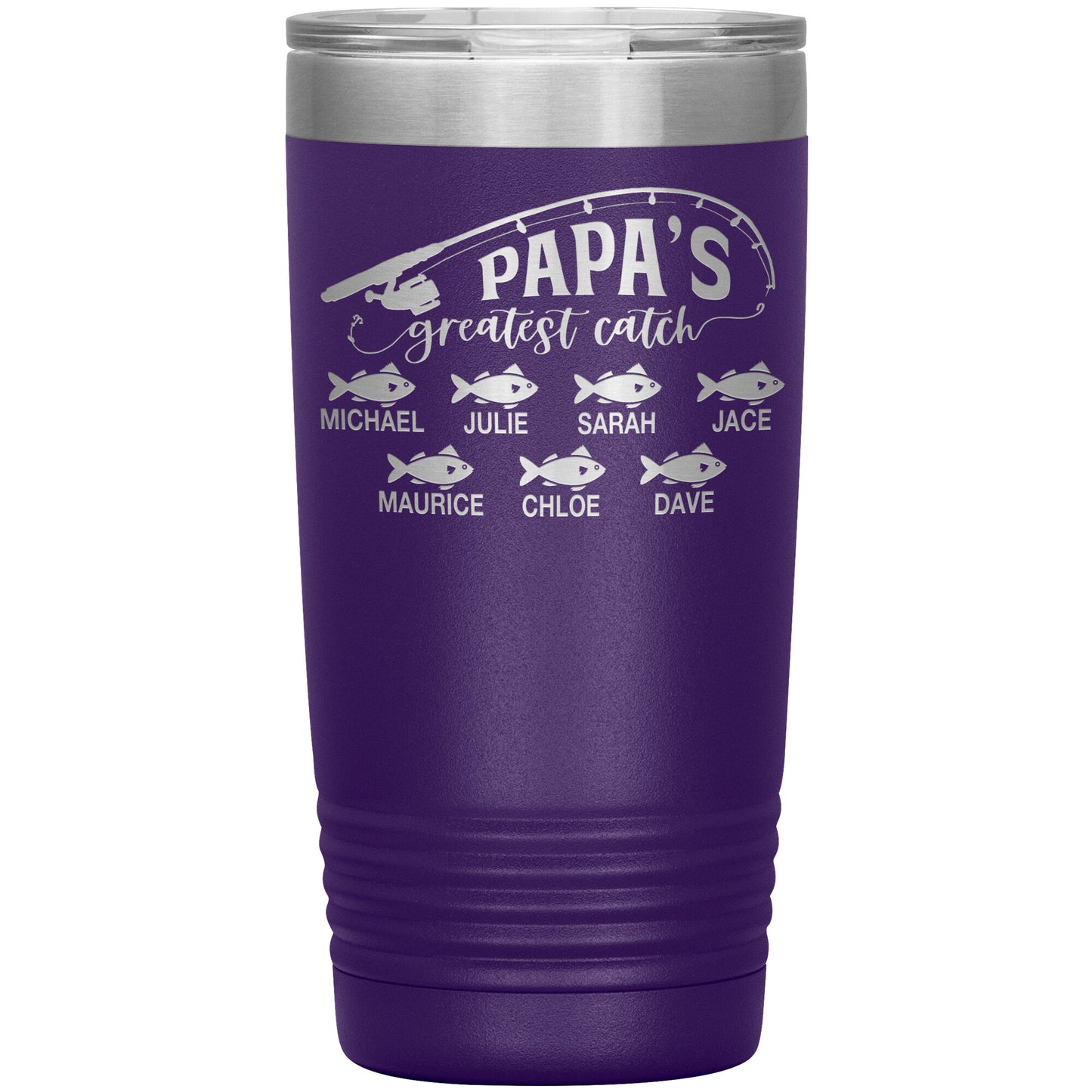 Papa's Greatest Catch Tumbler