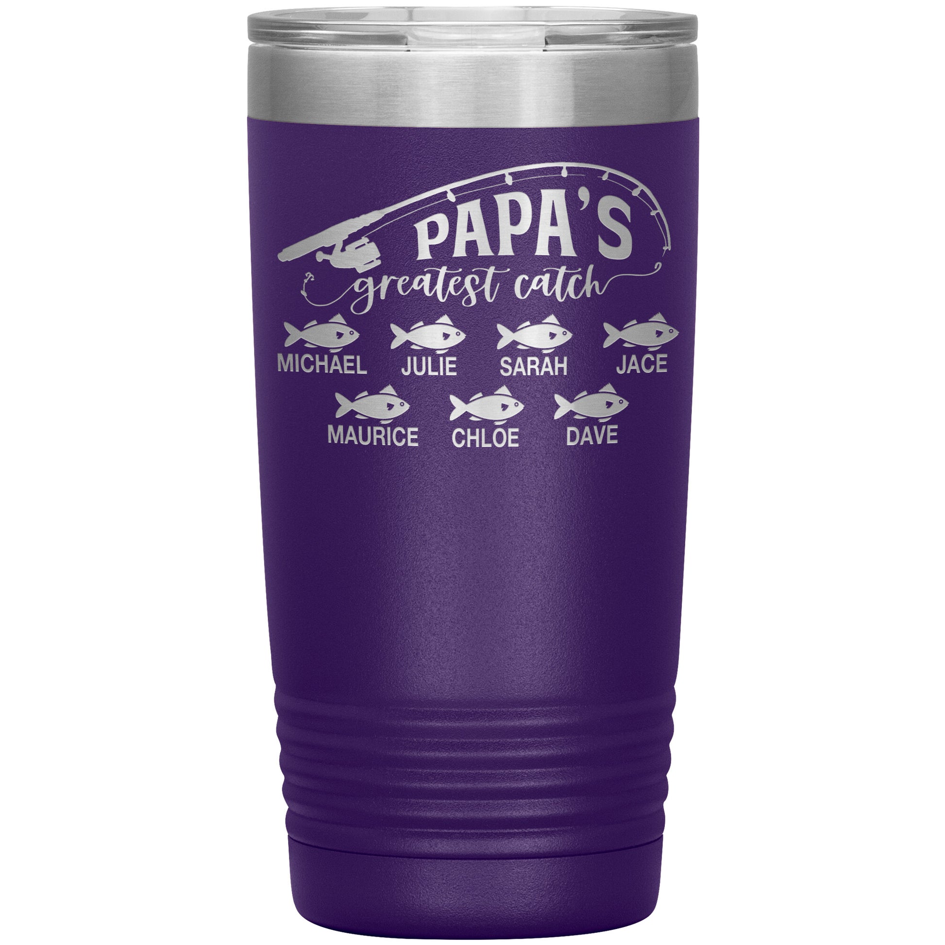 Papa's Greatest Catch Tumbler