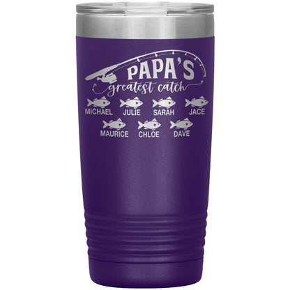 Papa's Greatest Catch Tumbler