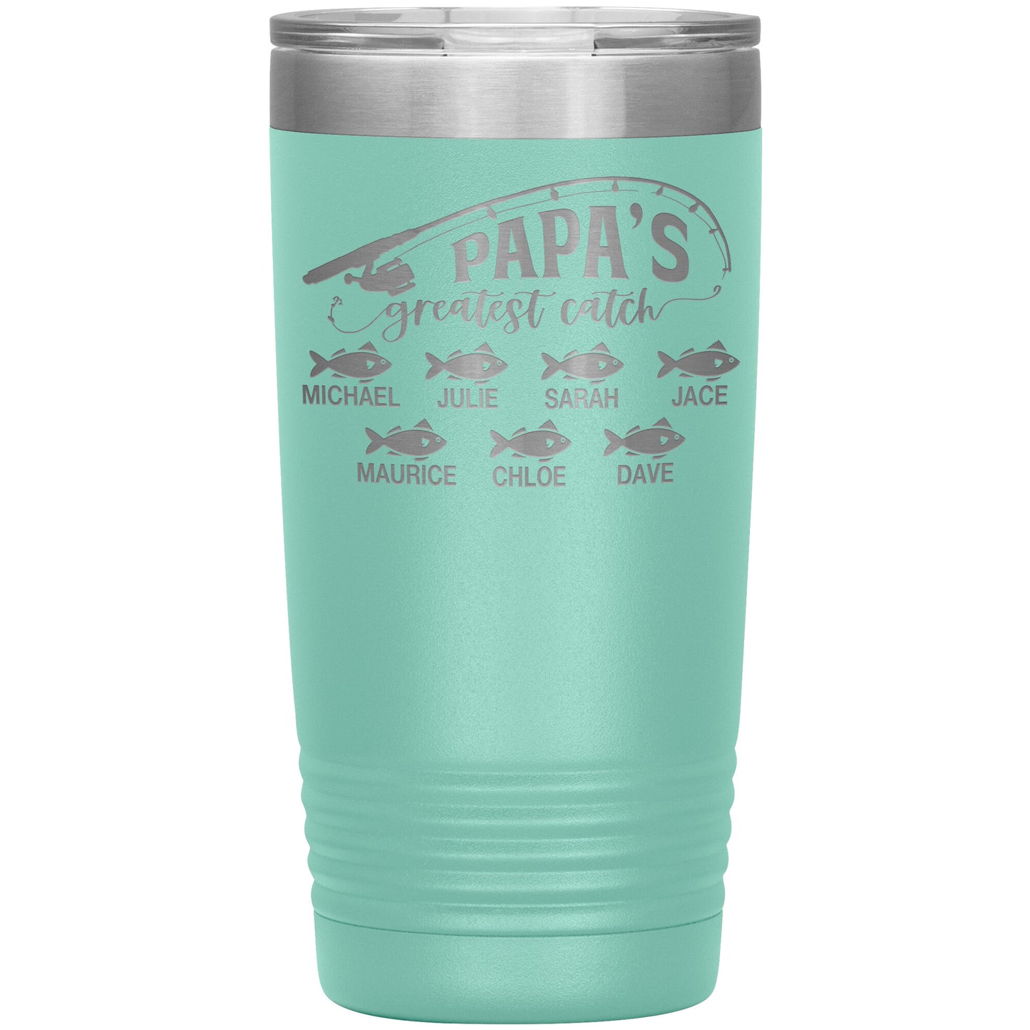 Papa's Greatest Catch Tumbler