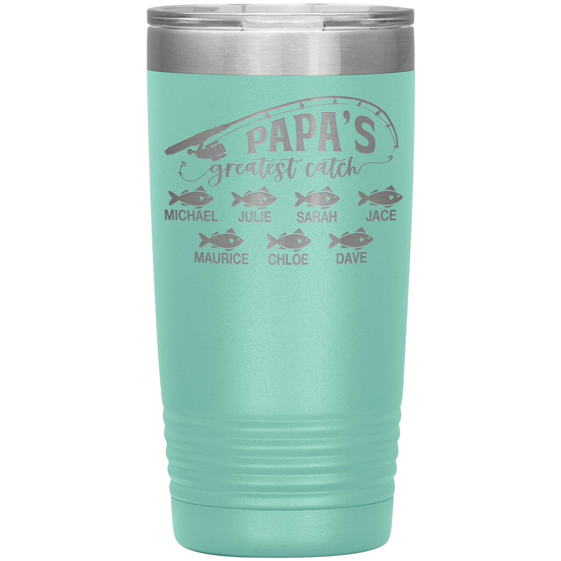 Papa's Greatest Catch Tumbler