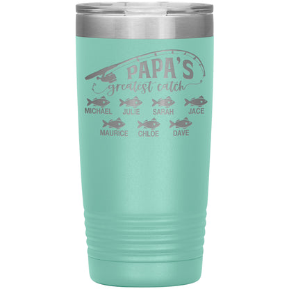 Papa's Greatest Catch Tumbler
