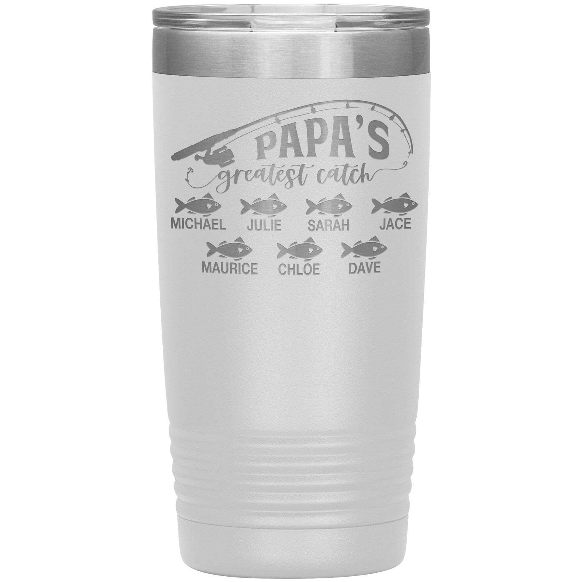 Papa's Greatest Catch Tumbler