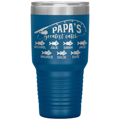 Papa's Greatest Catch Tumbler