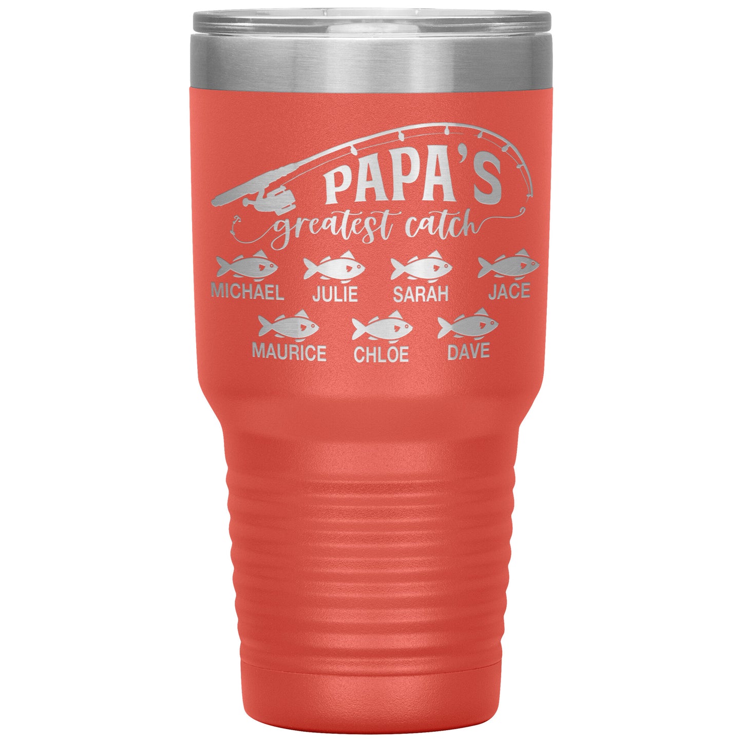 Papa's Greatest Catch Tumbler