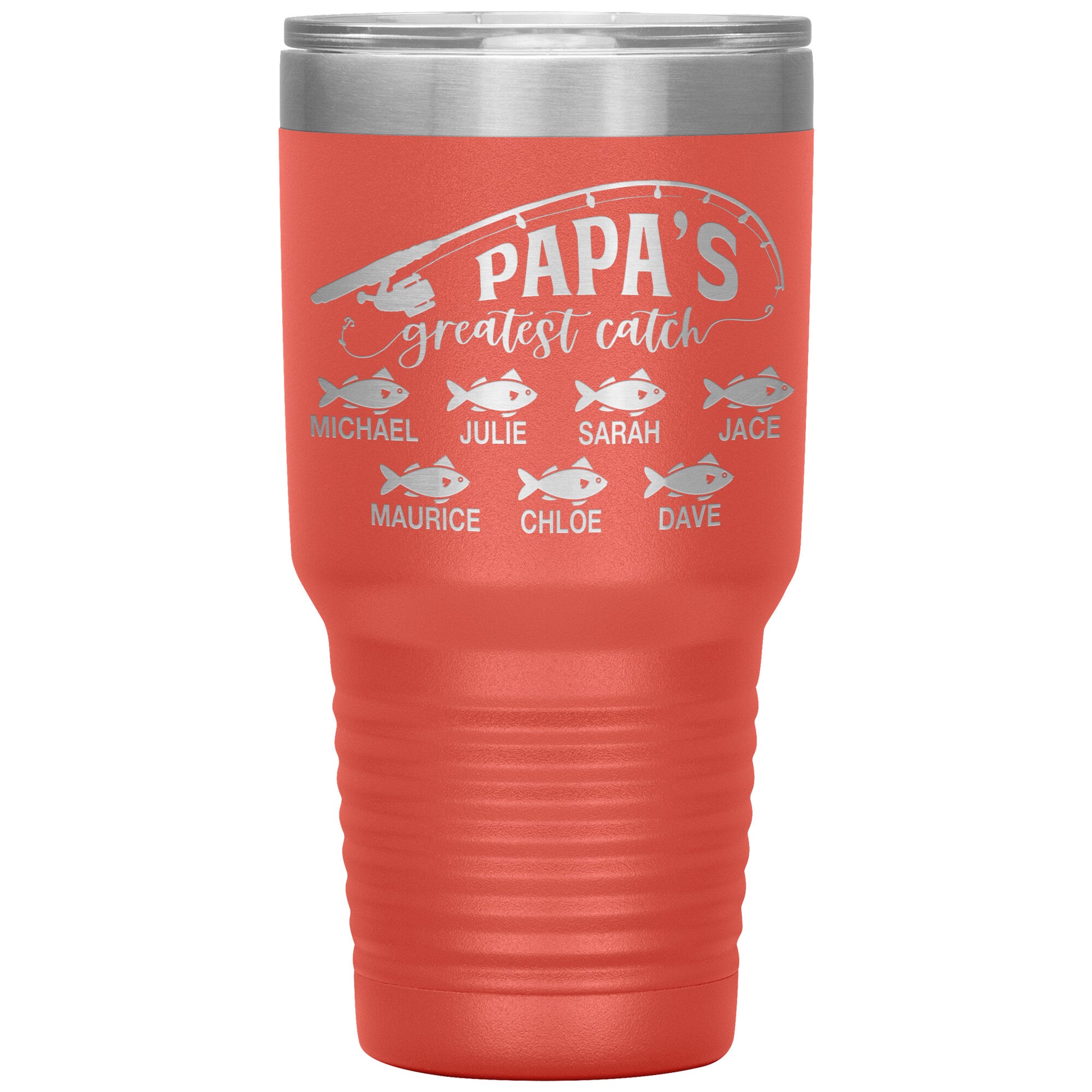 Papa's Greatest Catch Tumbler