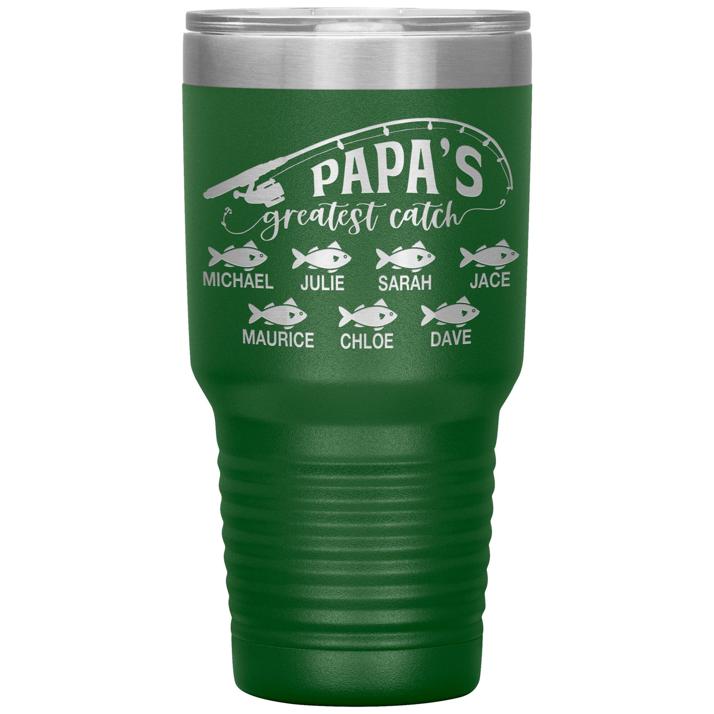 Papa's Greatest Catch Tumbler