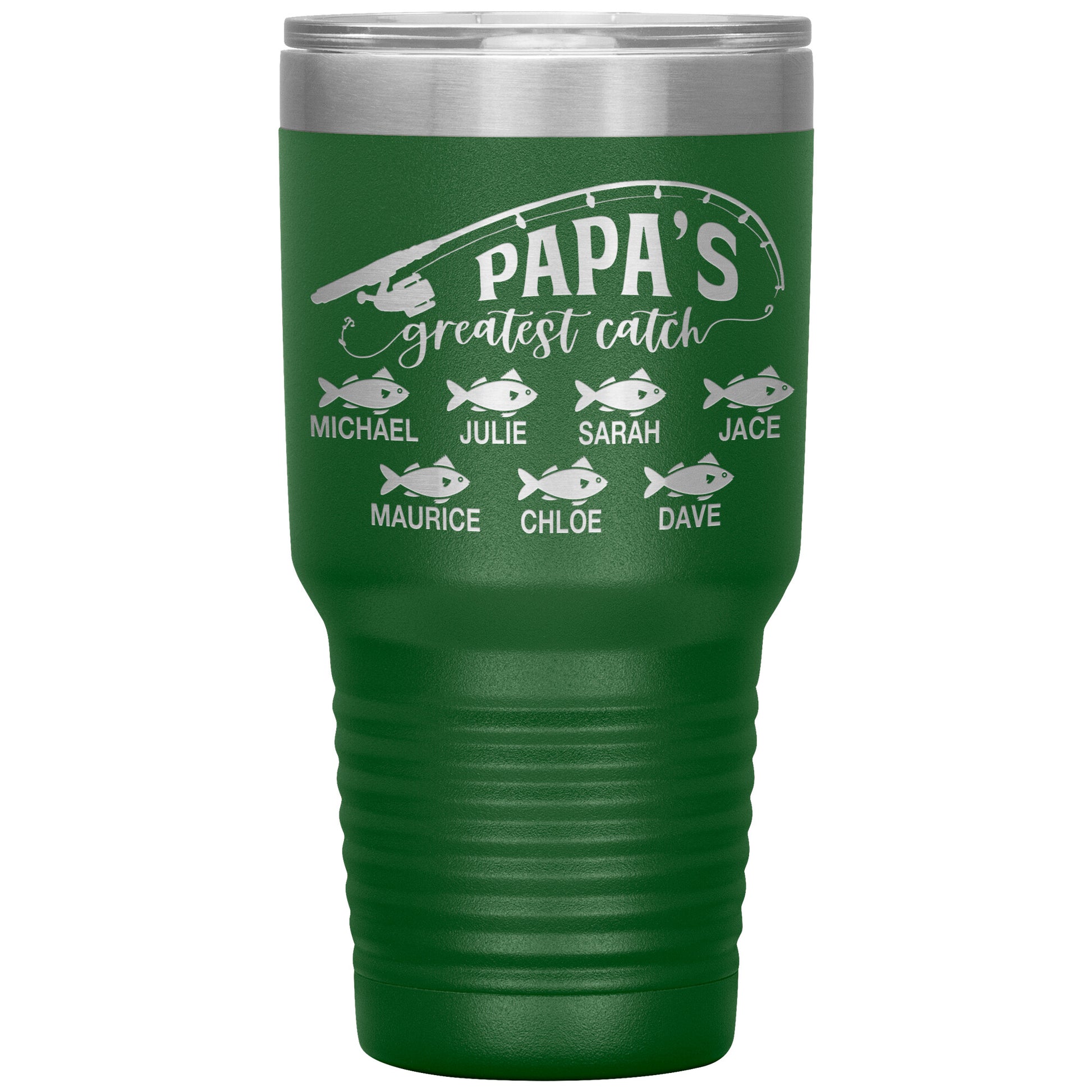 Papa's Greatest Catch Tumbler