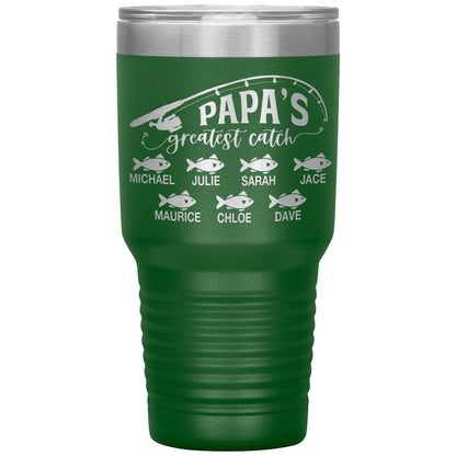 Papa's Greatest Catch Tumbler