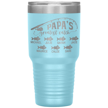 Papa's Greatest Catch Tumbler