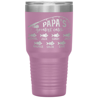 Papa's Greatest Catch Tumbler