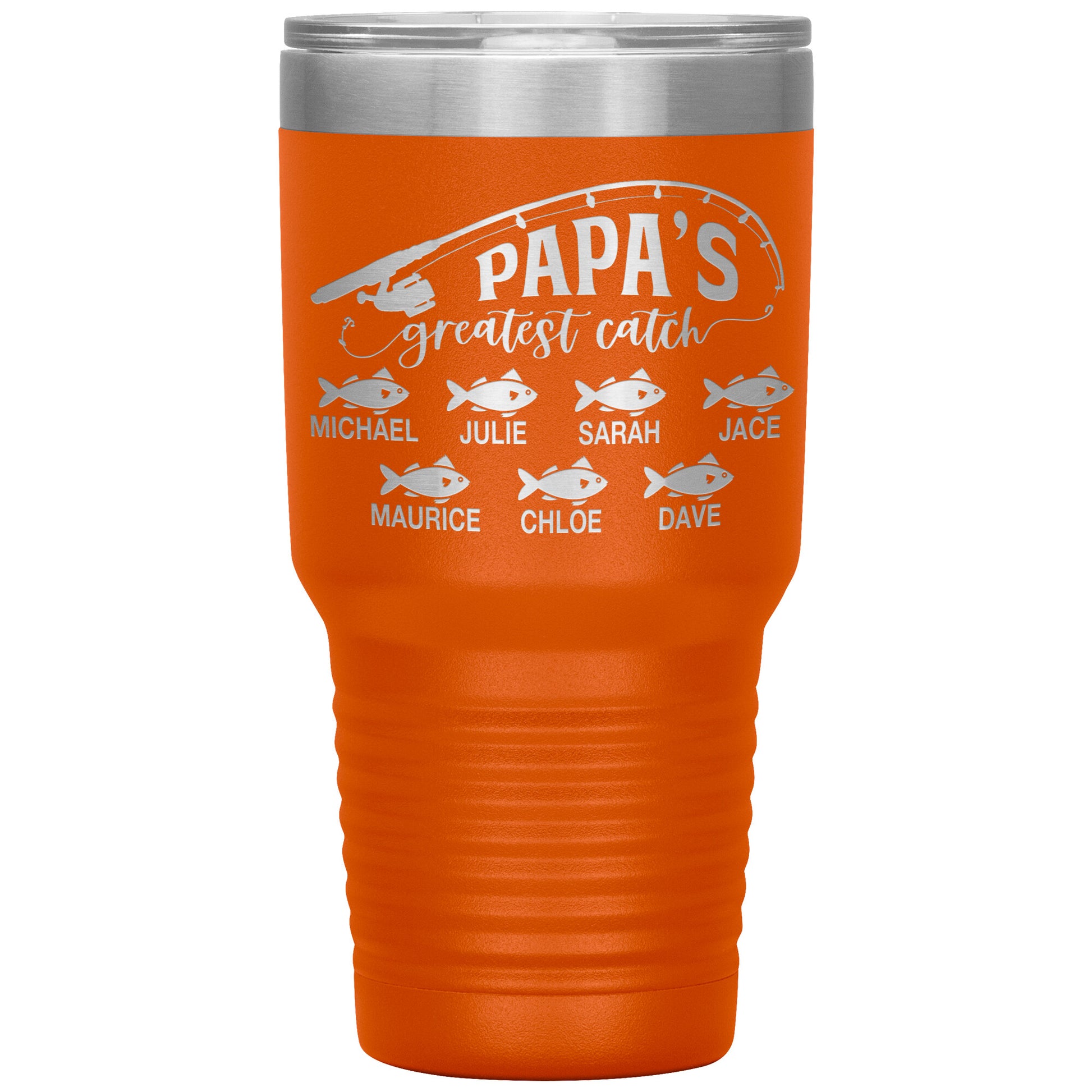 Papa's Greatest Catch Tumbler