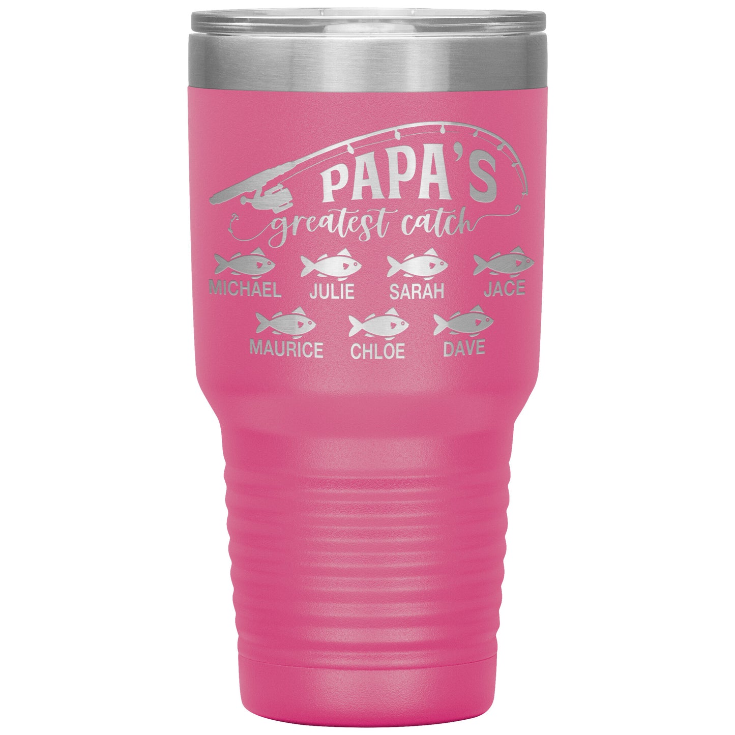 Papa's Greatest Catch Tumbler