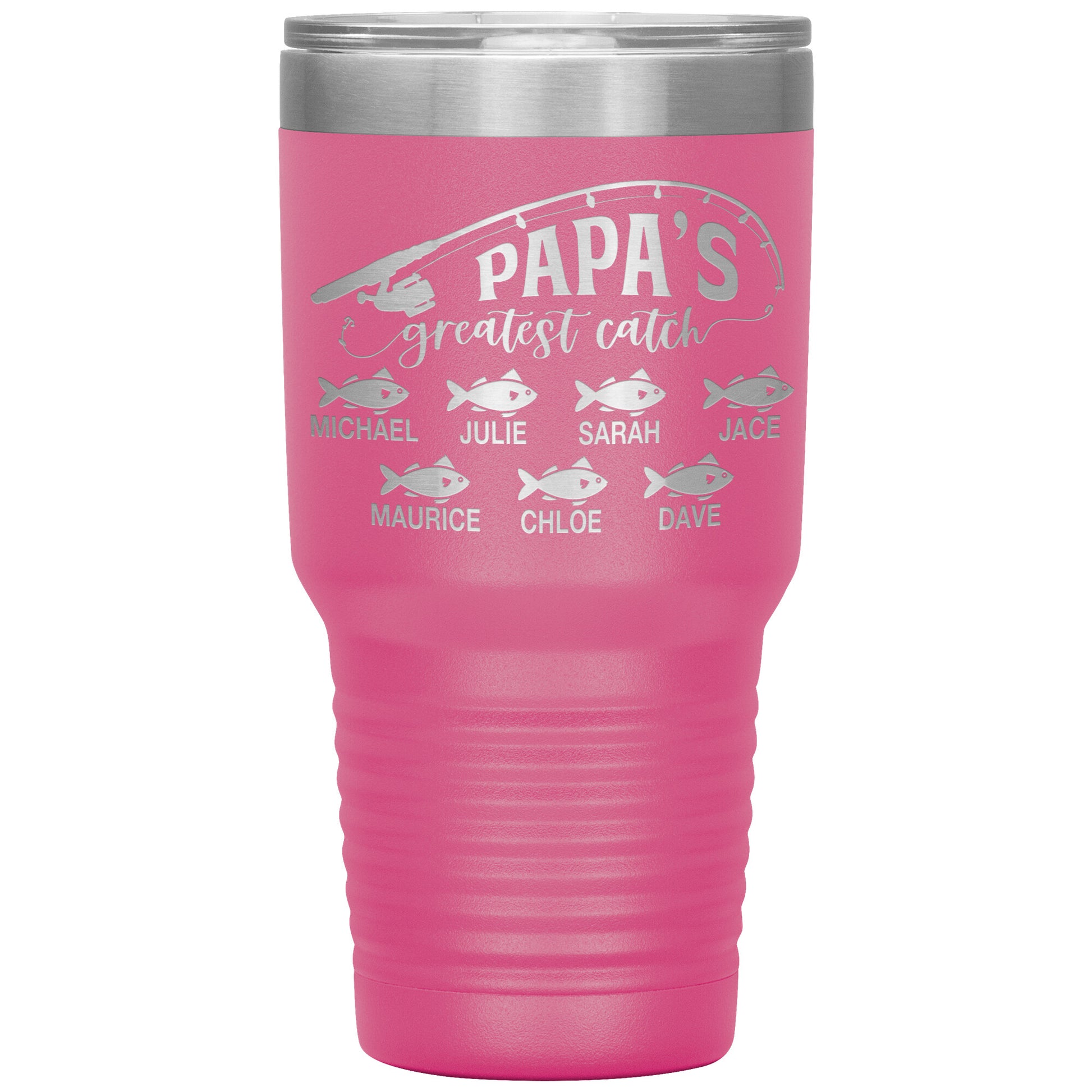 Papa's Greatest Catch Tumbler