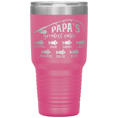 Papa's Greatest Catch Tumbler