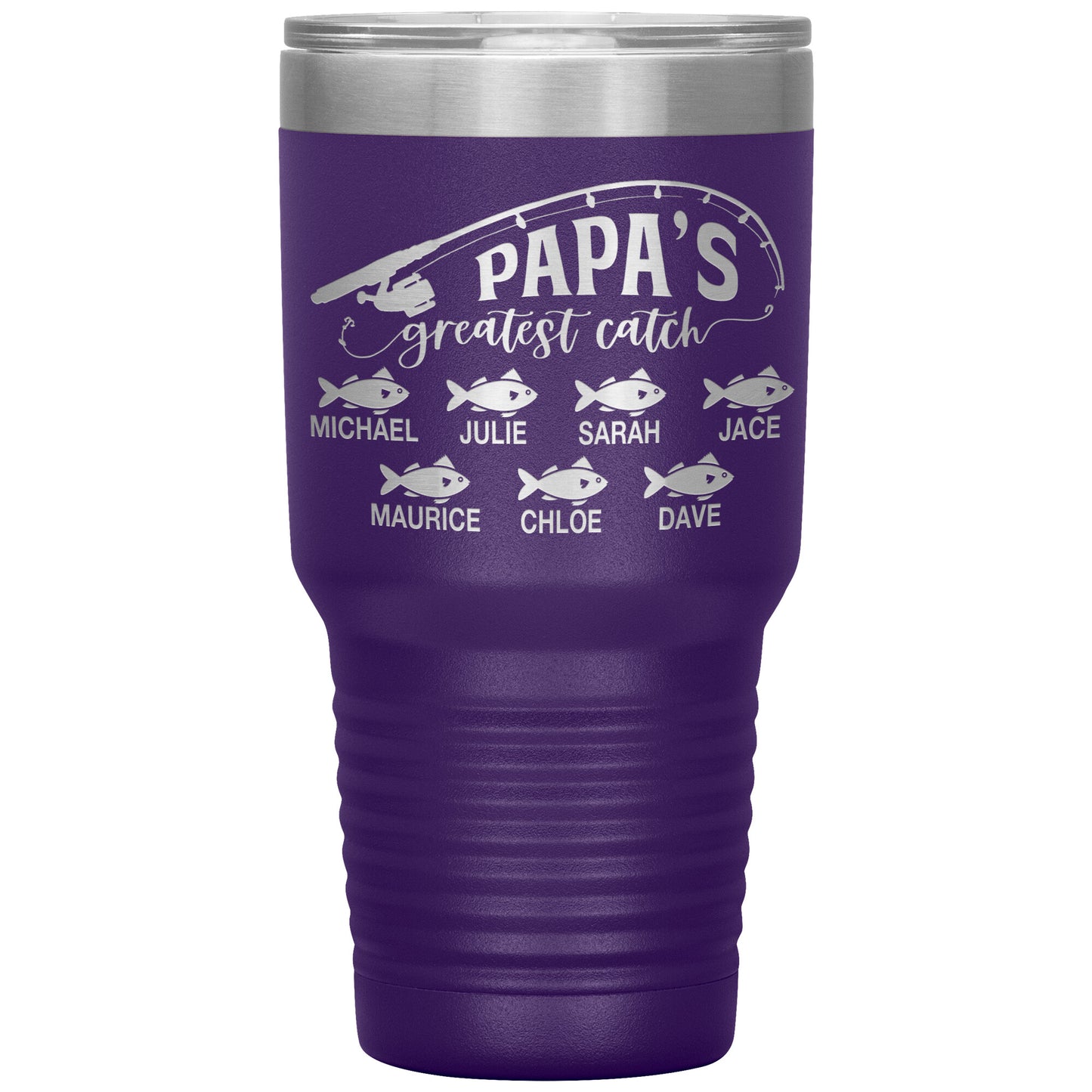 Papa's Greatest Catch Tumbler