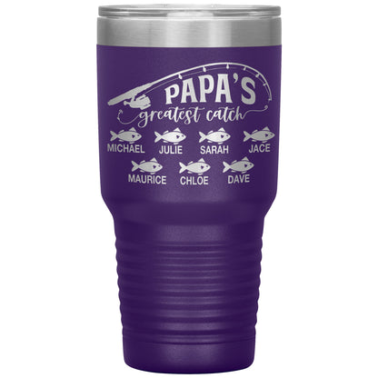 Papa's Greatest Catch Tumbler