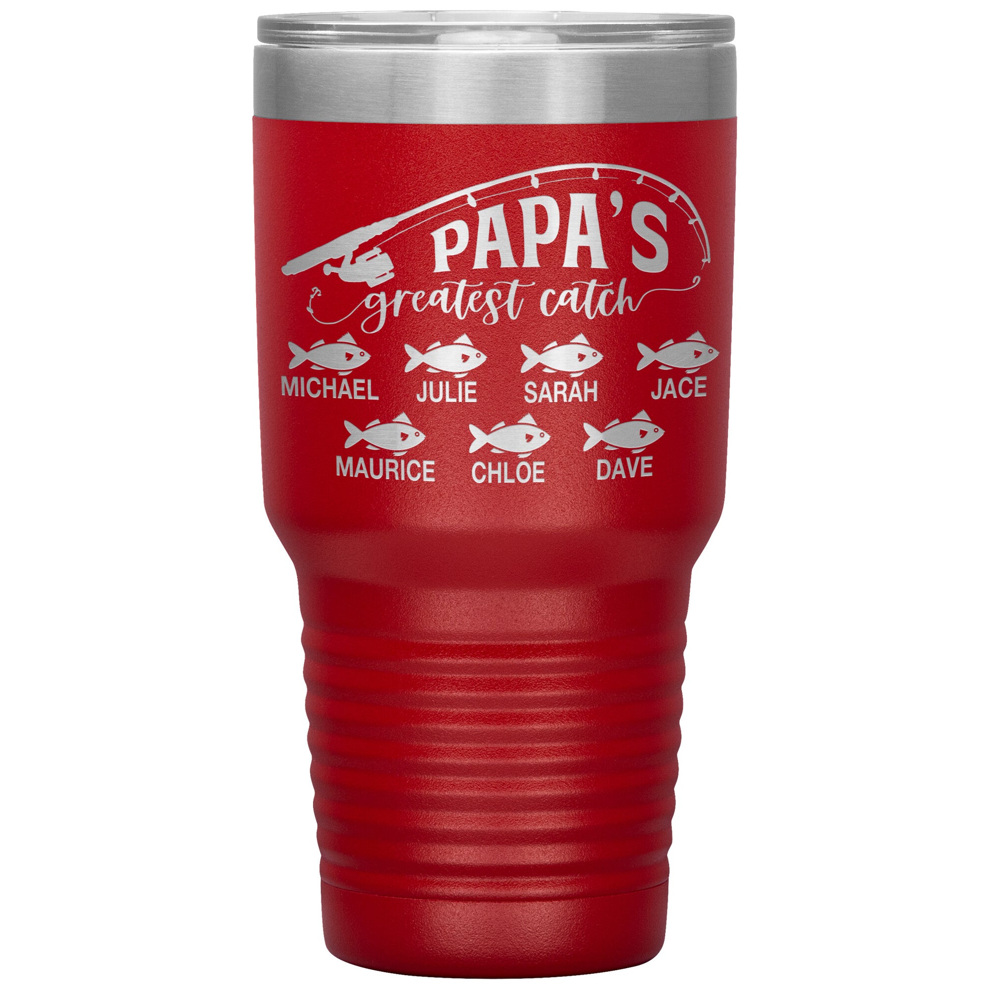 Papa's Greatest Catch Tumbler