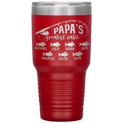 Papa's Greatest Catch Tumbler