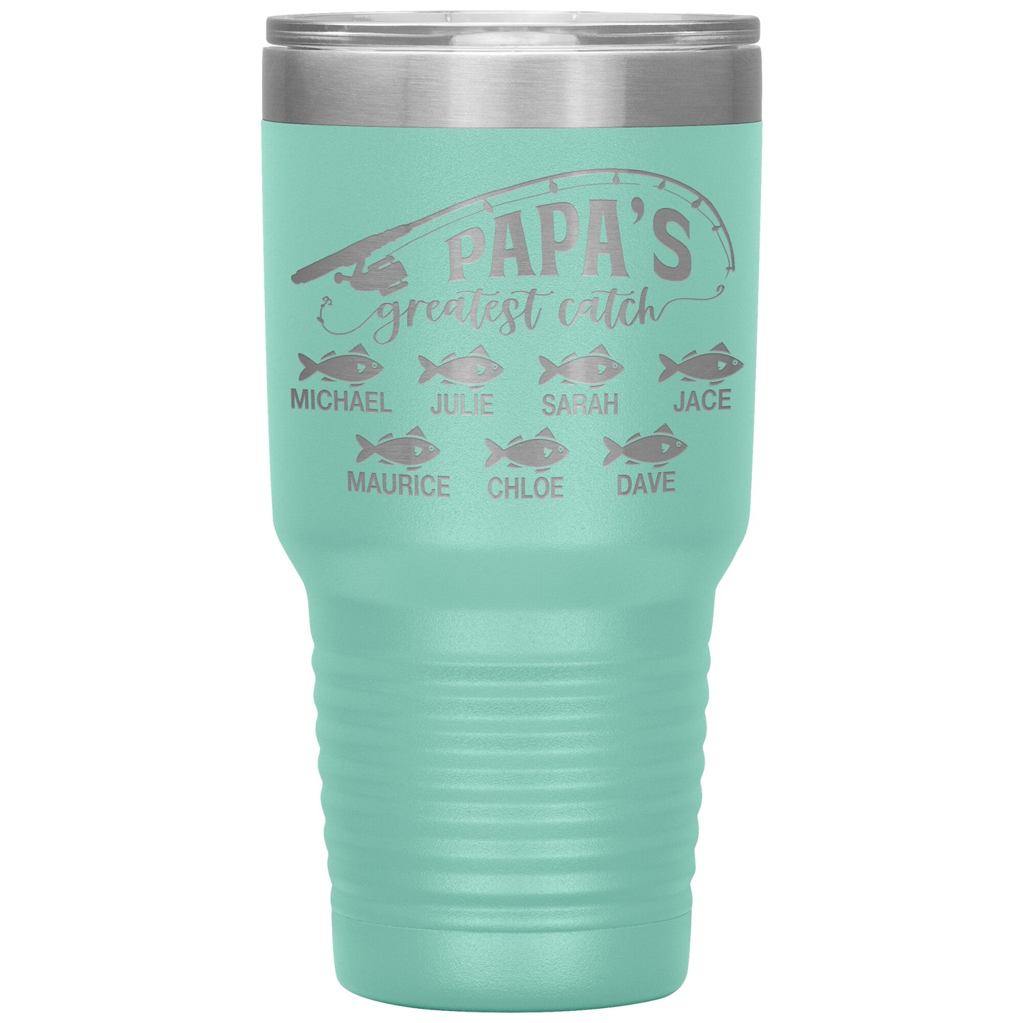 Papa's Greatest Catch Tumbler