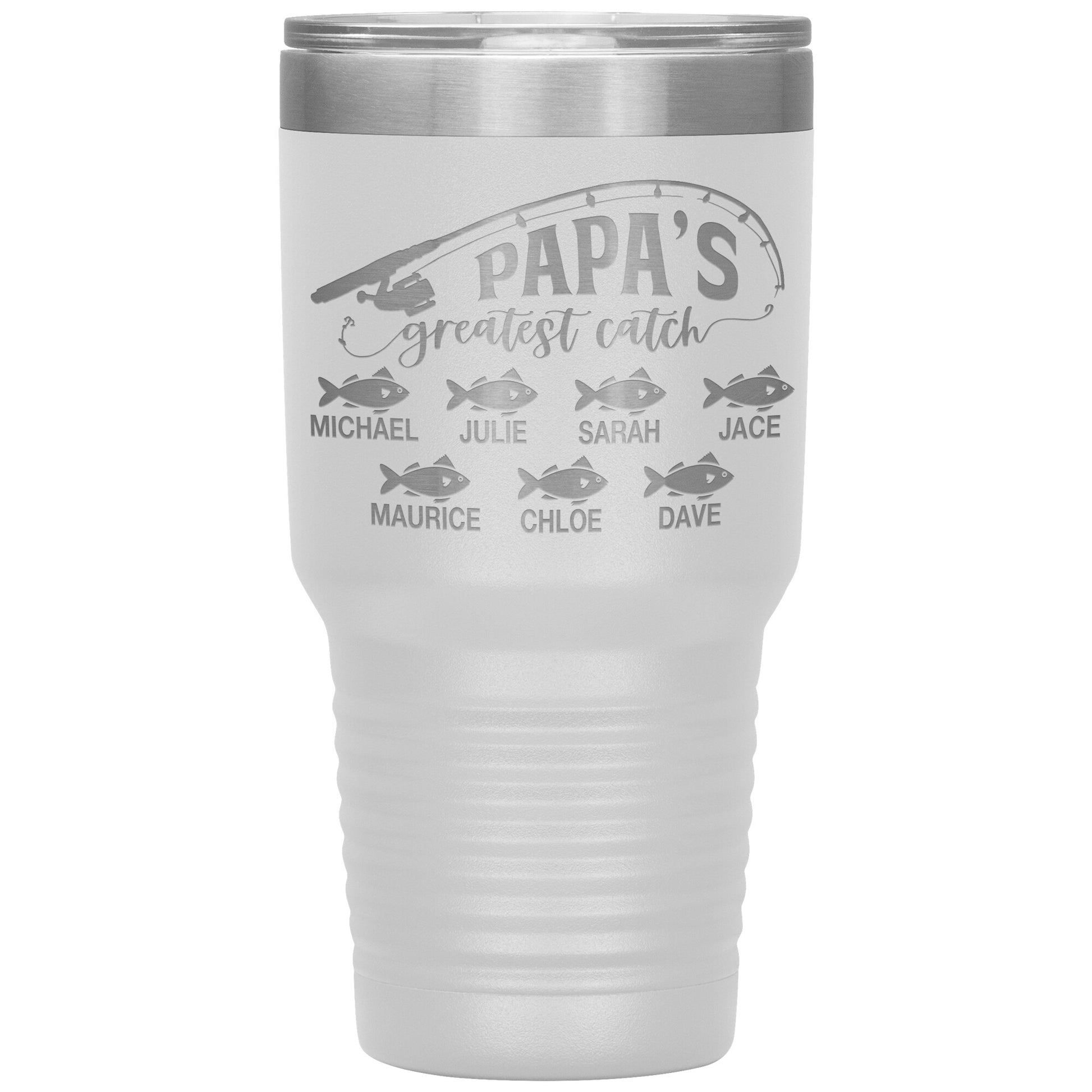 Papa's Greatest Catch Tumbler