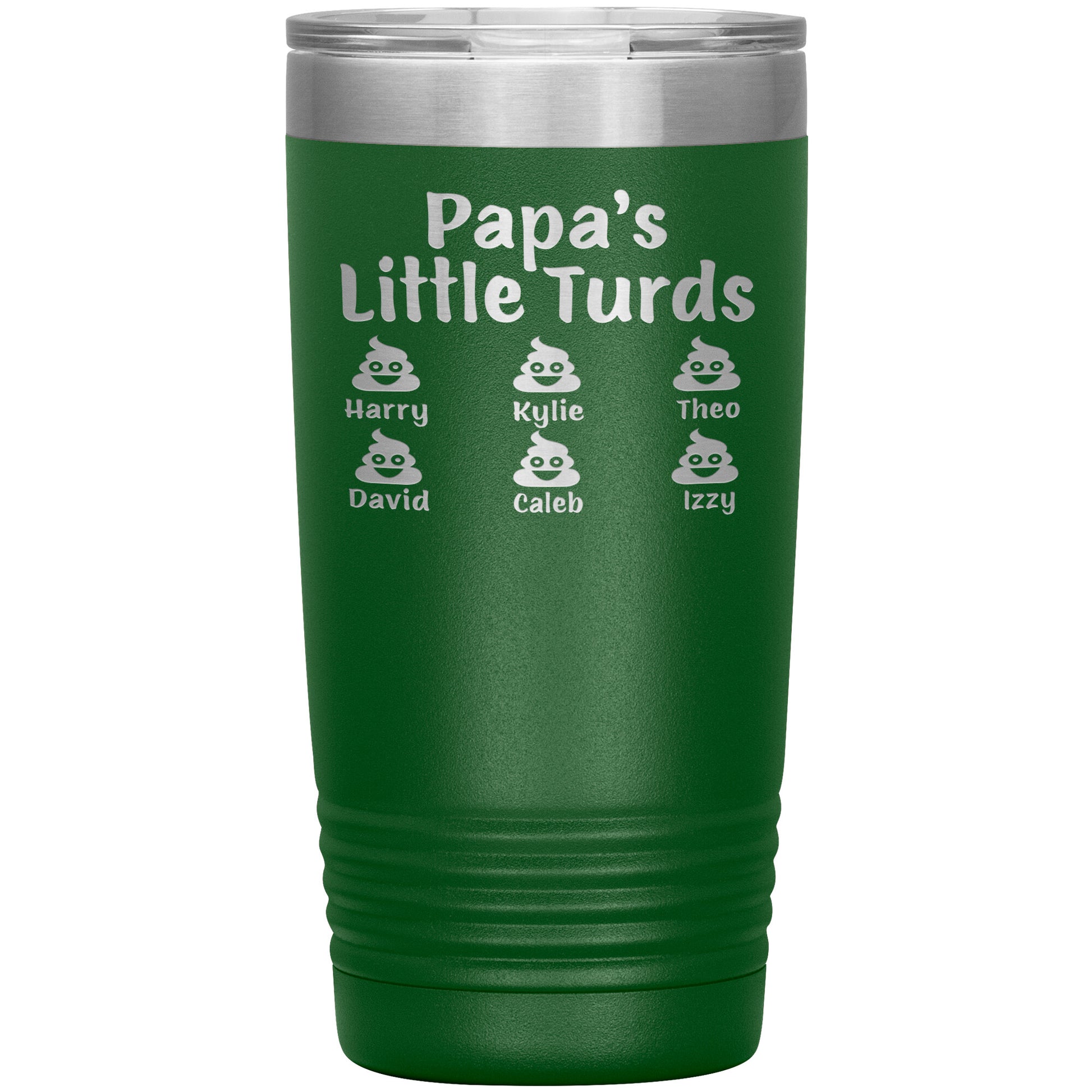 Papa's Little Turds Tumbler