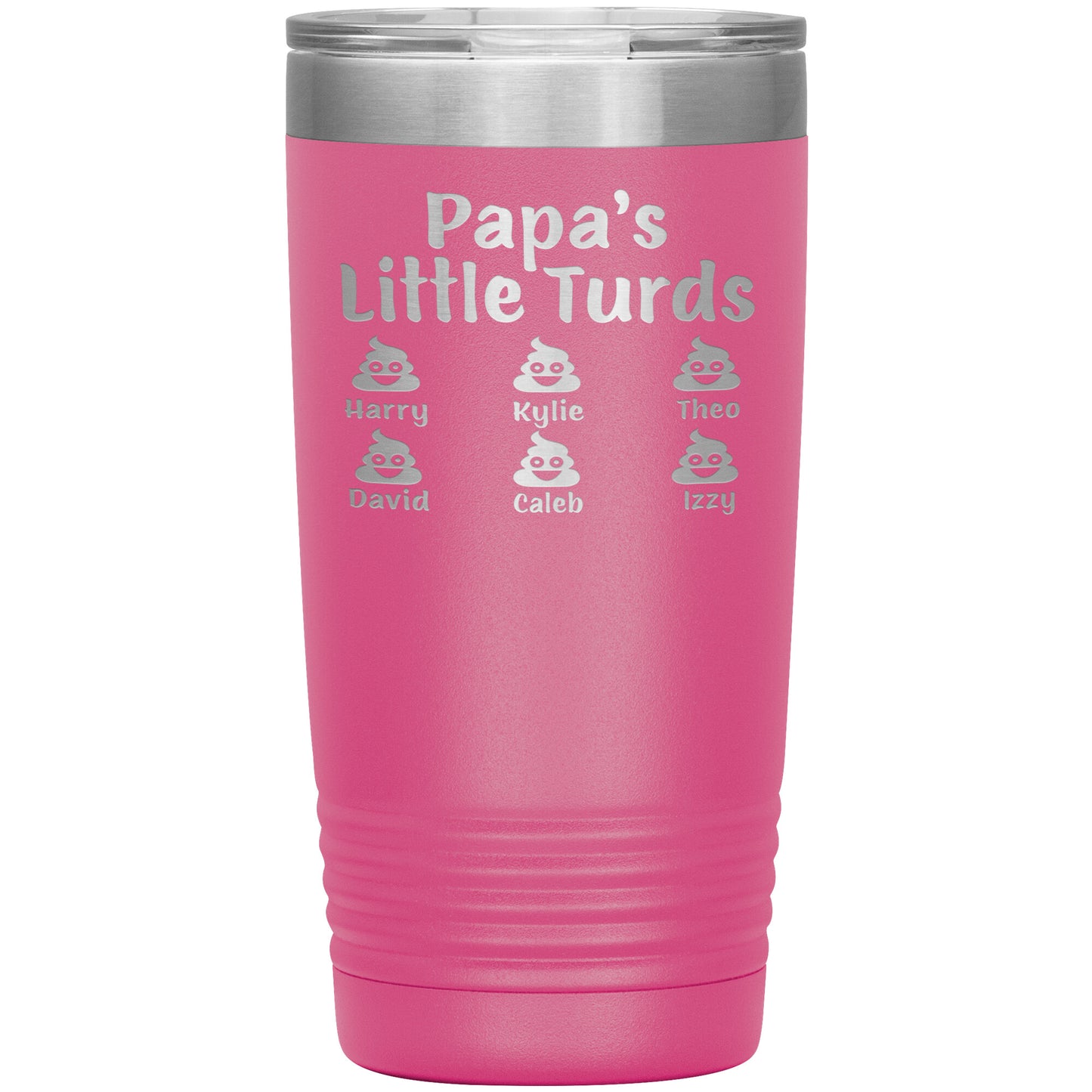 Papa's Little Turds Tumbler