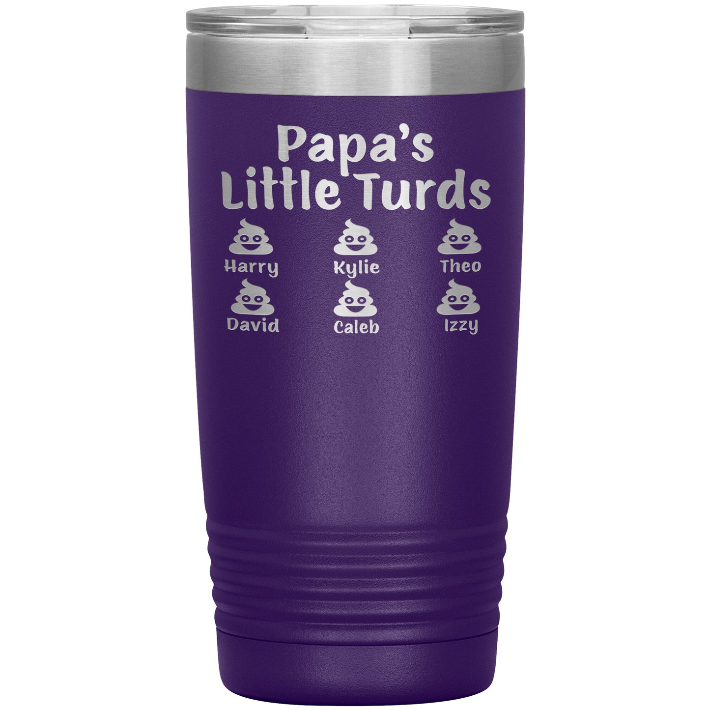 Papa's Little Turds Tumbler
