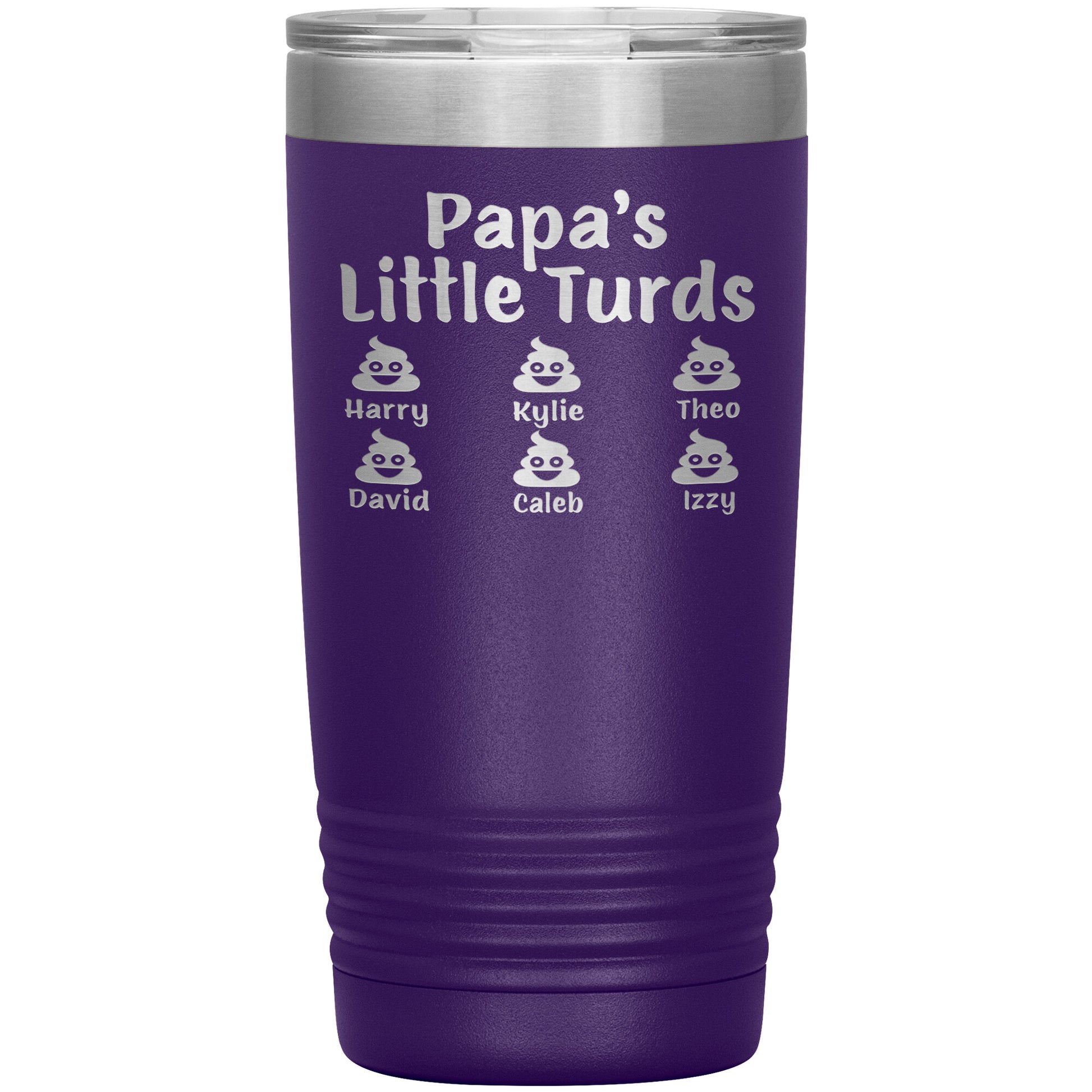 Papa's Little Turds Tumbler